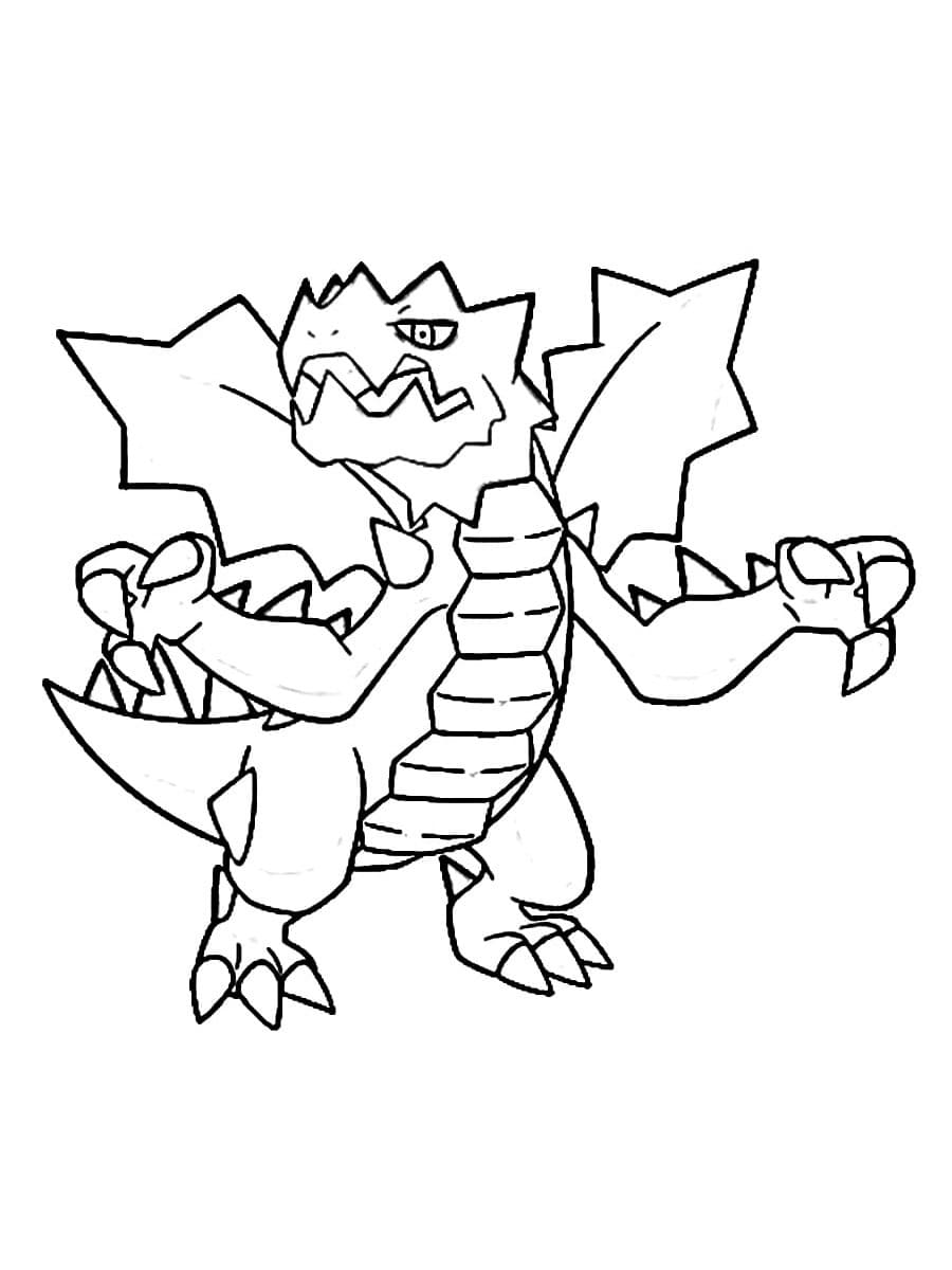 ζωγραφική Pokemon Druddigon