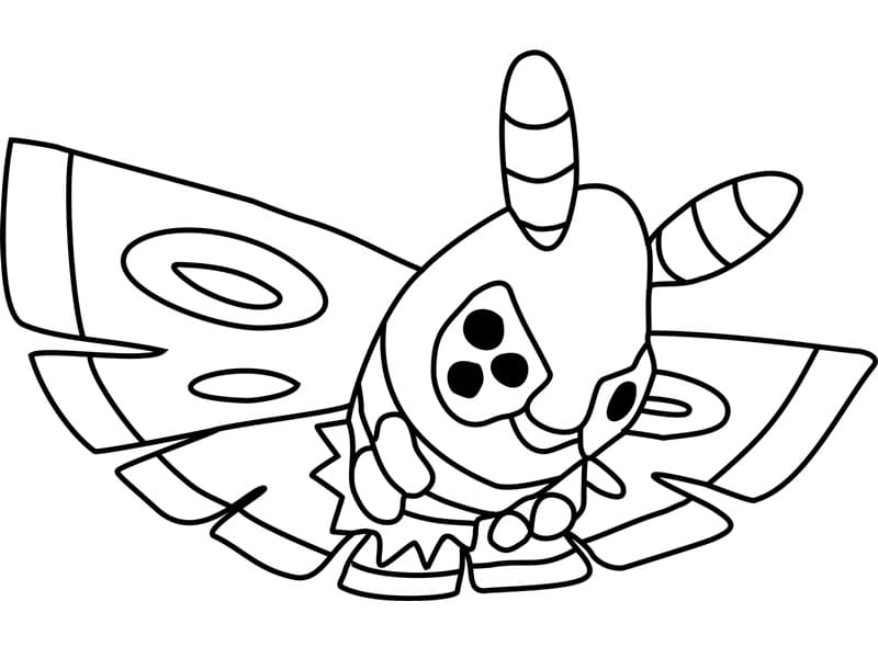 ζωγραφική Pokemon Dustox