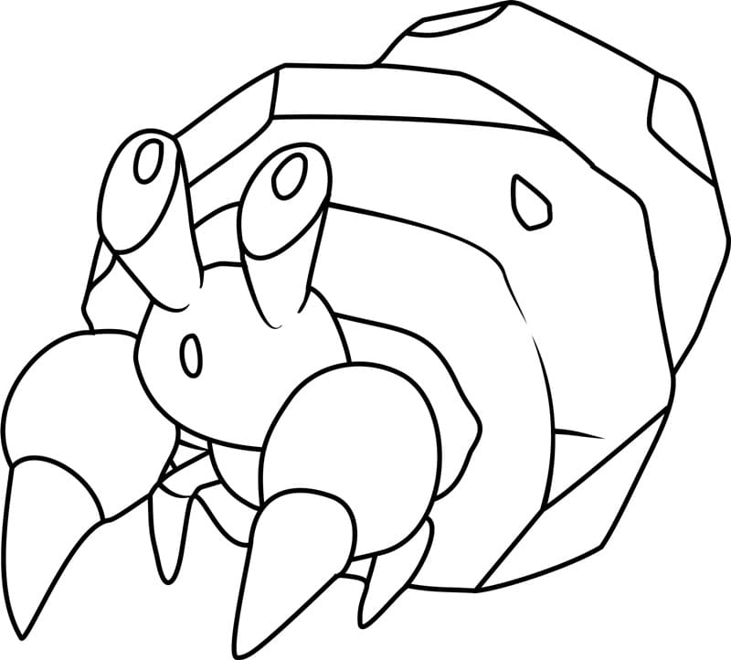 ζωγραφική Pokemon Dwebble