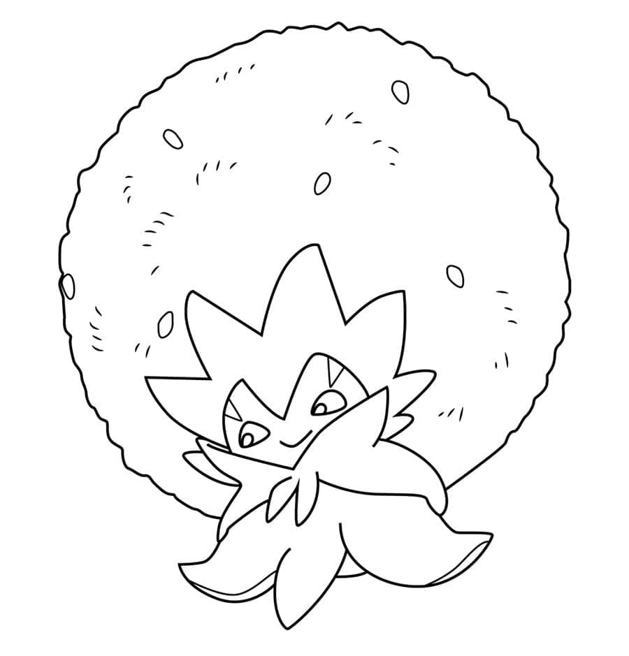 ζωγραφική Pokemon Eldegoss