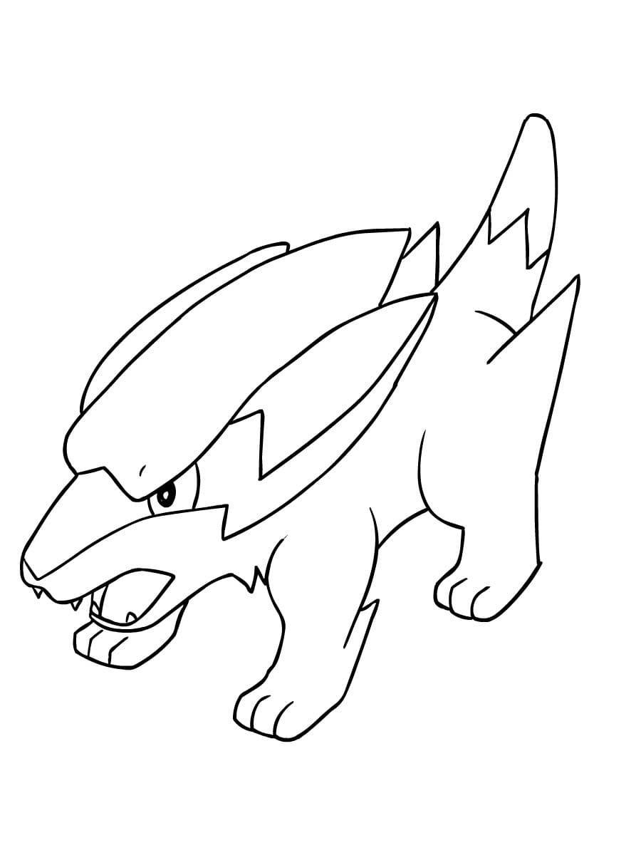 ζωγραφική Pokemon Electrike