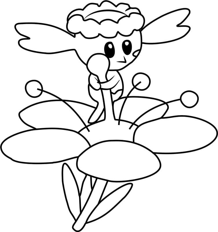 ζωγραφική Pokemon Flabébé