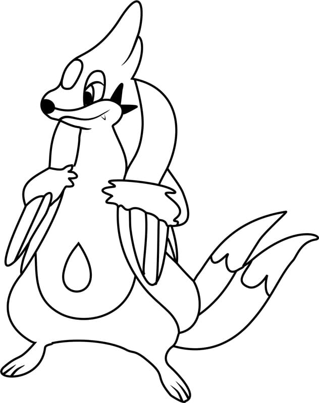 ζωγραφική Pokemon Floatzel