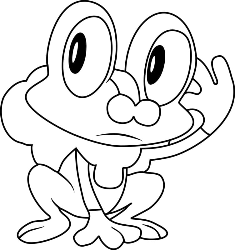 ζωγραφική Pokemon Froakie