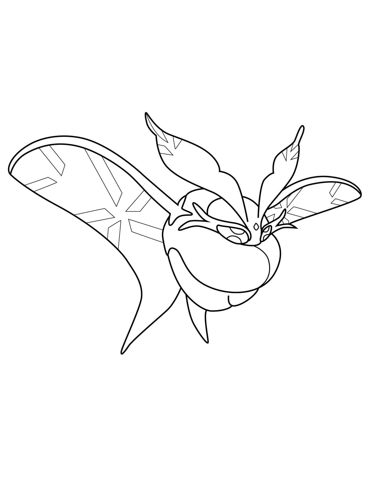 ζωγραφική Pokemon Frosmoth