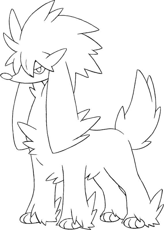 ζωγραφική Pokemon Furfrou