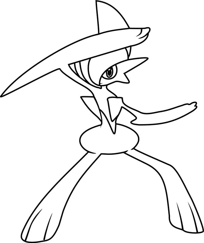 ζωγραφική Pokemon Gallade
