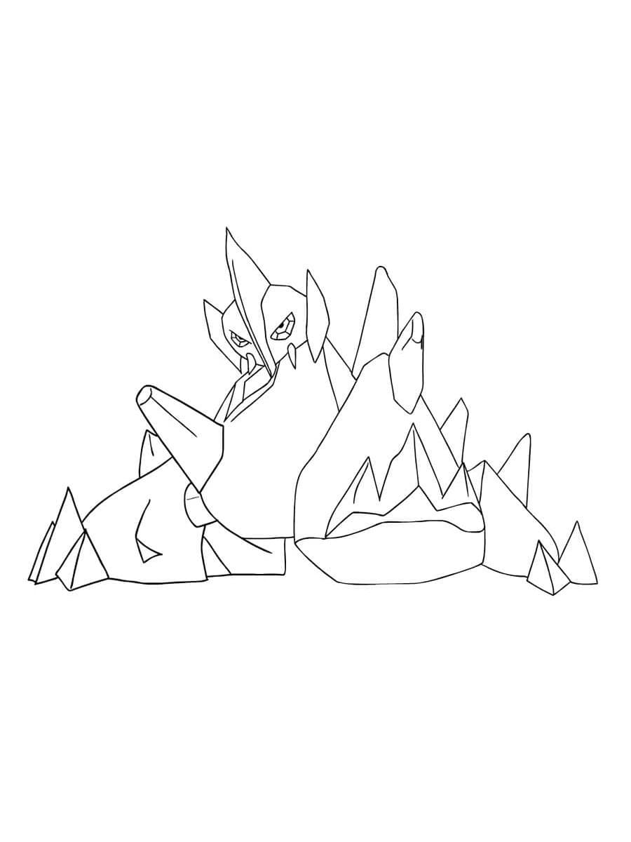 ζωγραφική Pokemon Gigalith