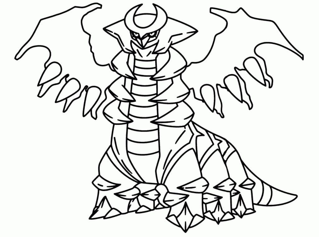 ζωγραφική Pokemon Giratina