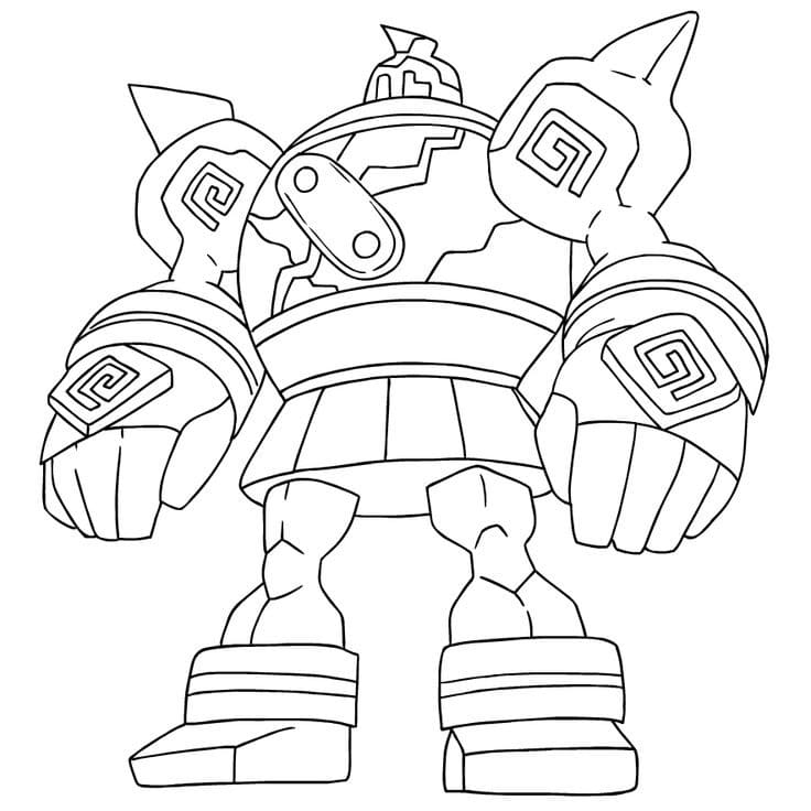 ζωγραφική Pokemon Golurk