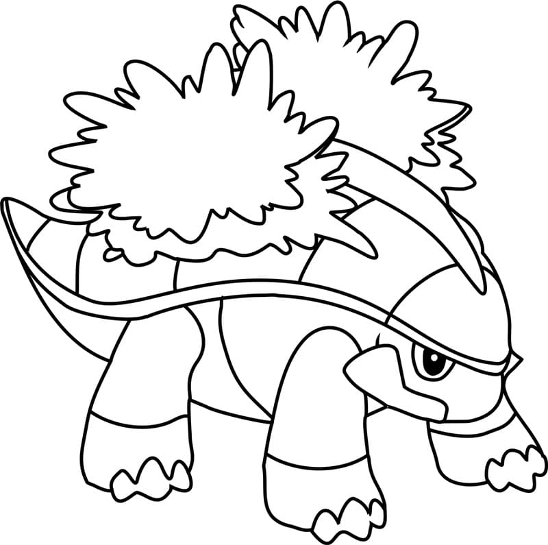 ζωγραφική Pokemon Grotle
