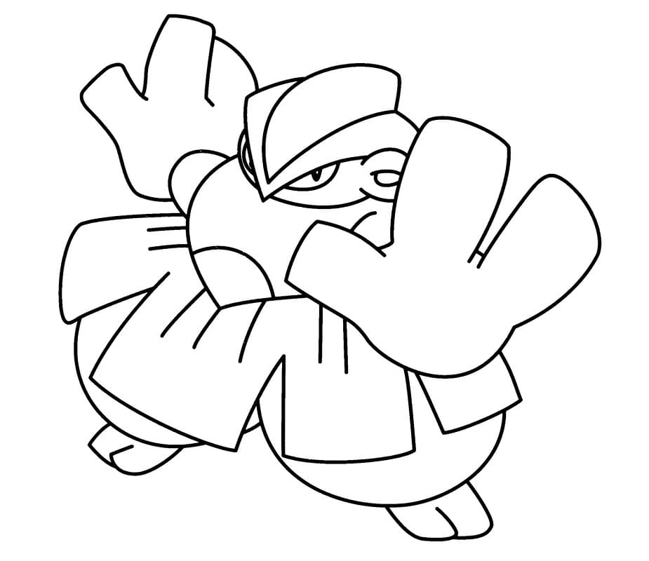 ζωγραφική Pokemon Hariyama