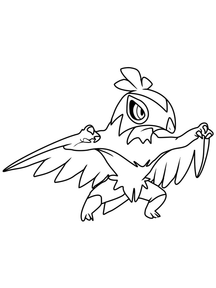 ζωγραφική Pokemon Hawlucha
