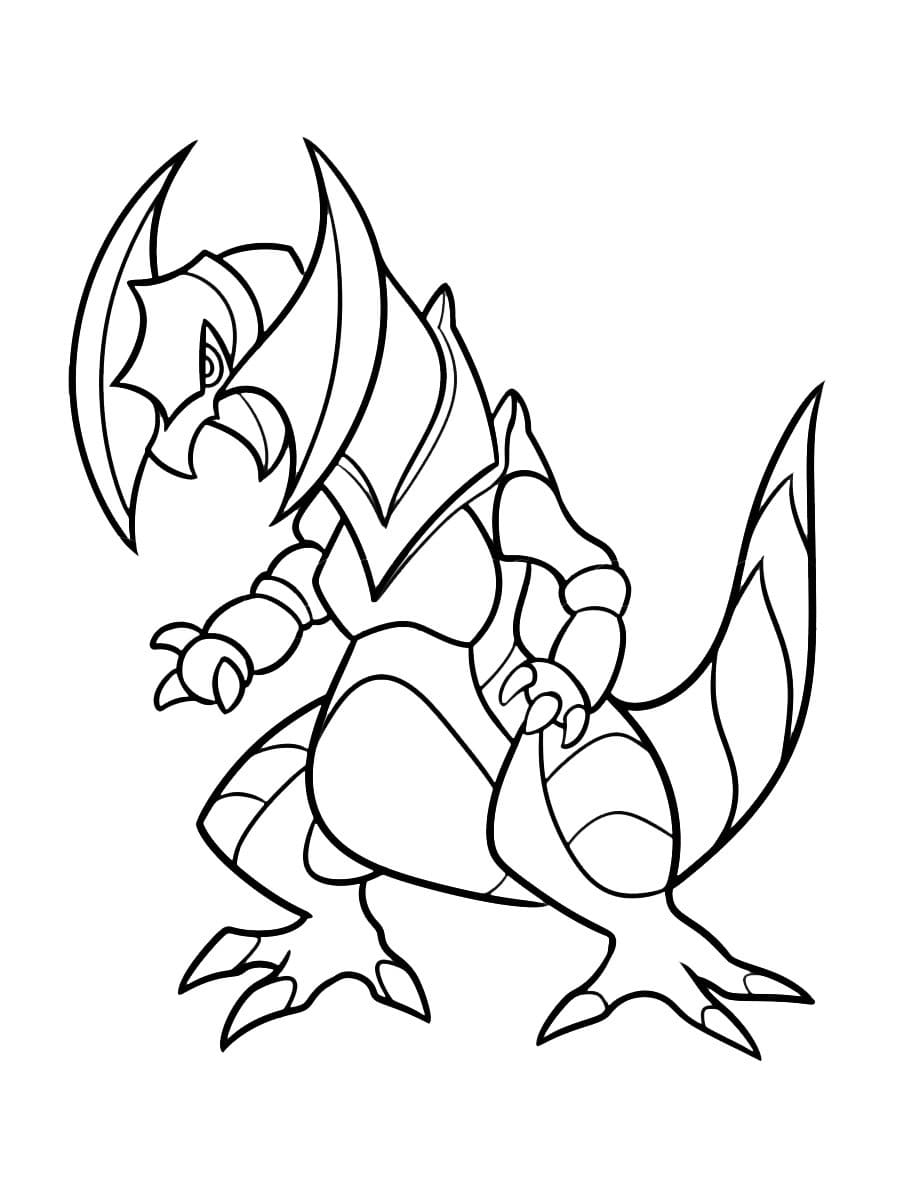 ζωγραφική Pokemon Haxorus