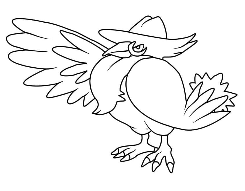 ζωγραφική Pokemon Honchkrow