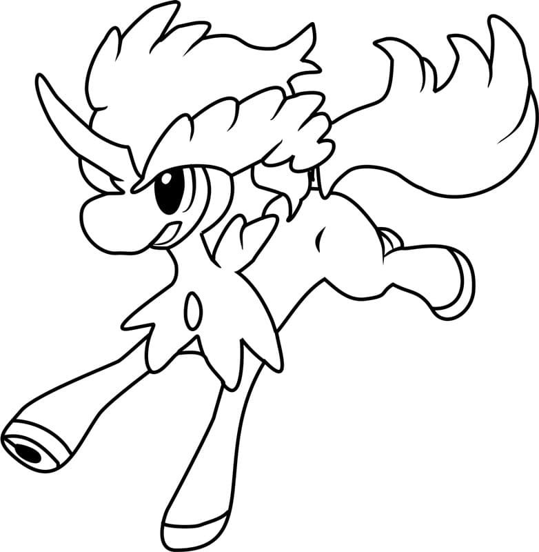 ζωγραφική Pokemon Keldeo