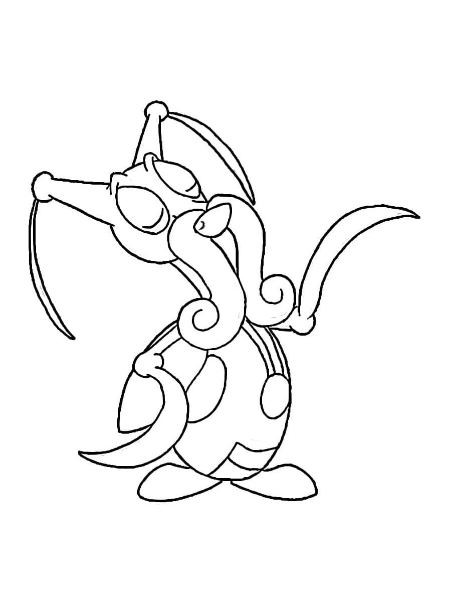 ζωγραφική Pokemon Kricketune