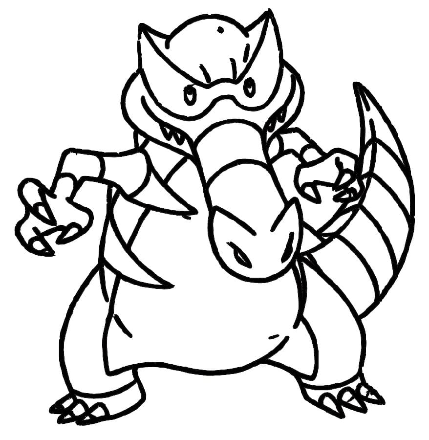 ζωγραφική Pokemon Krookodile