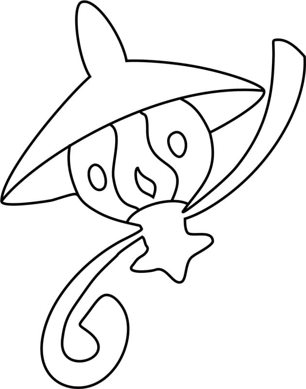 ζωγραφική Pokemon Lampent