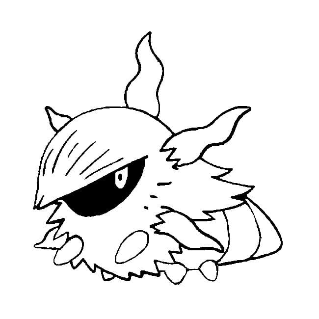 ζωγραφική Pokemon Larvesta