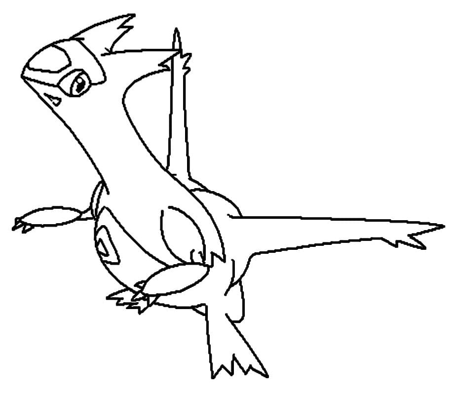 ζωγραφική Pokemon Latias