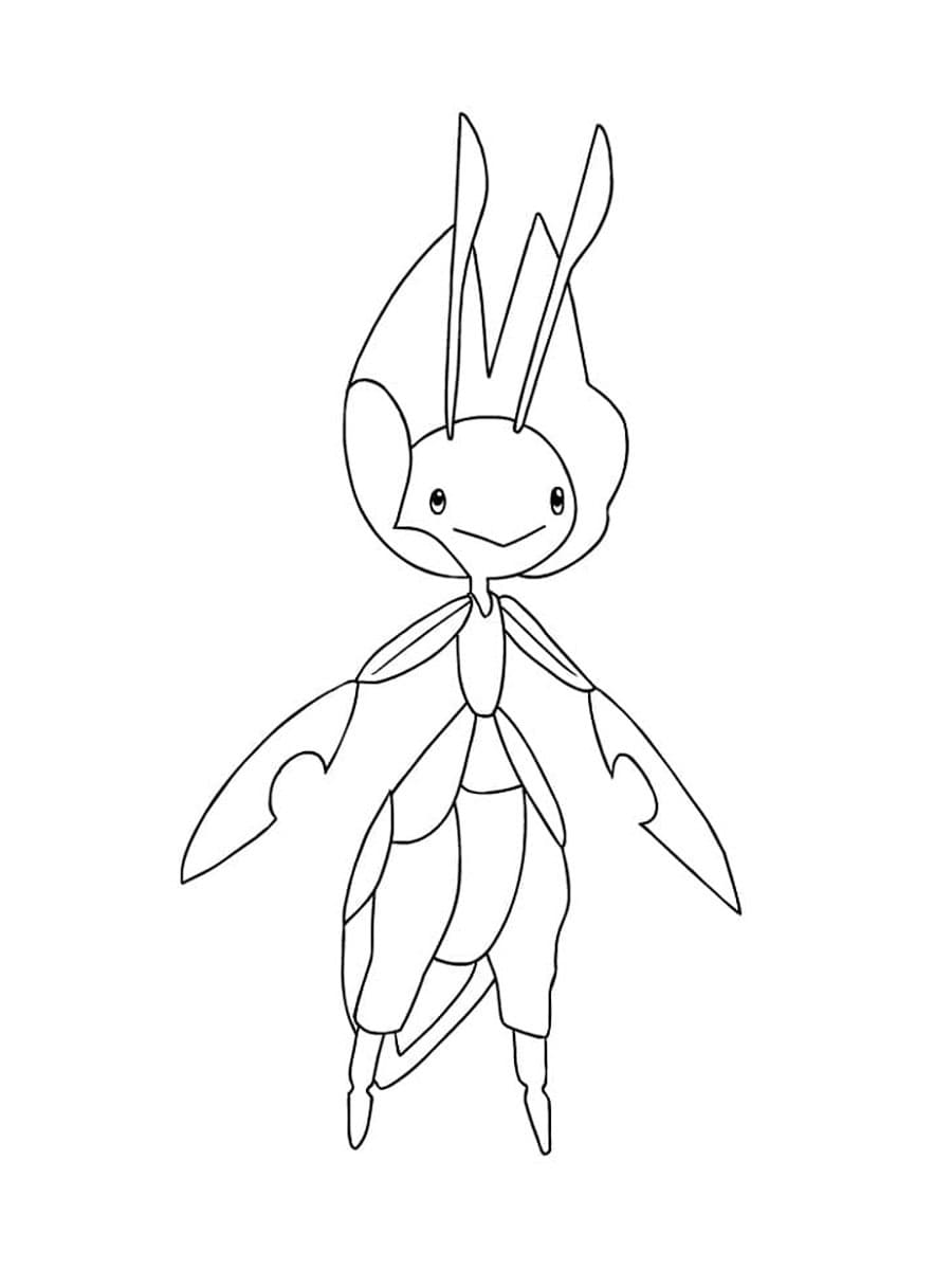 ζωγραφική Pokemon Leavanny