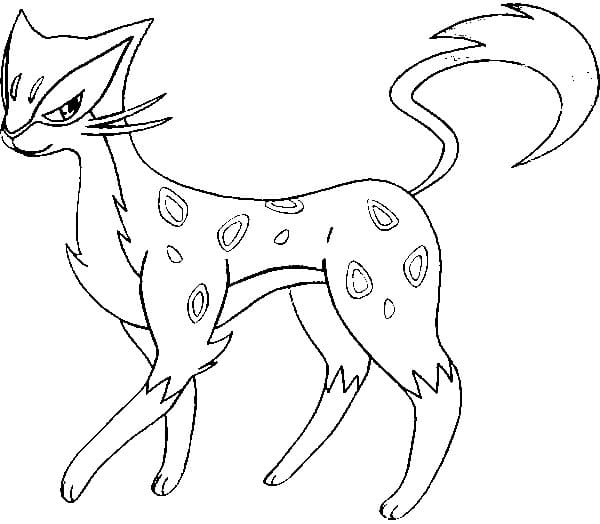 ζωγραφική Pokemon Liepard