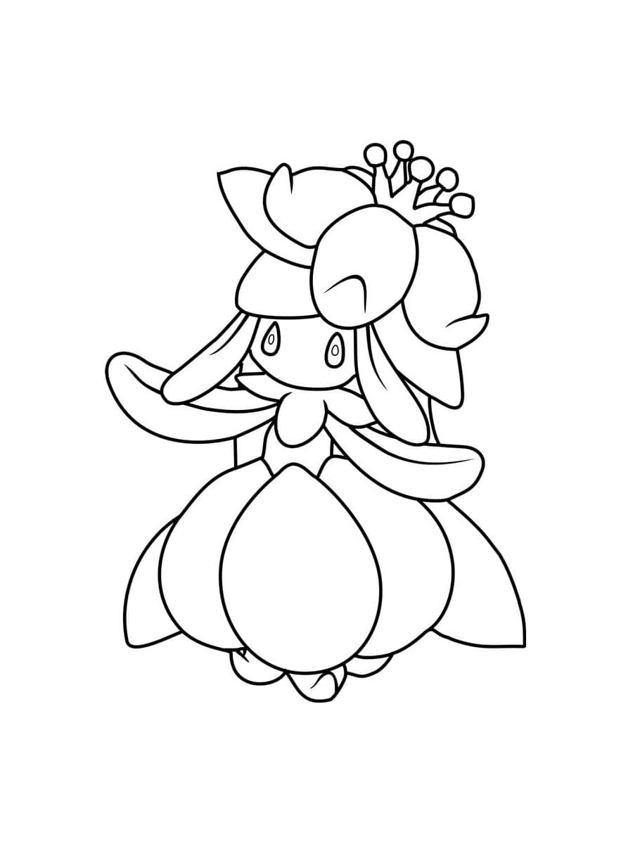ζωγραφική Pokemon Lilligant