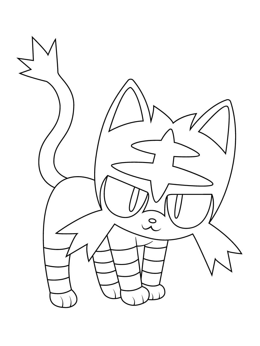 ζωγραφική Pokemon Litten