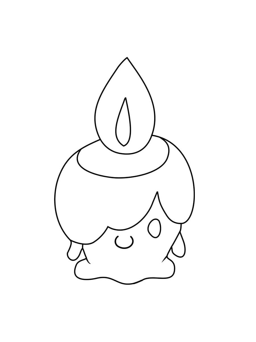 ζωγραφική Pokemon Litwick