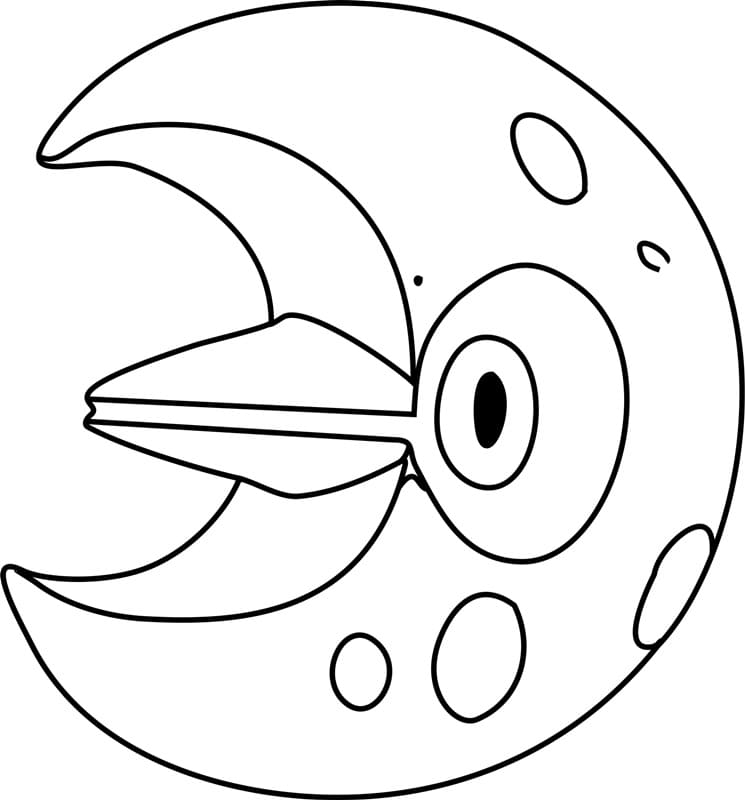 ζωγραφική Pokemon Lunatone