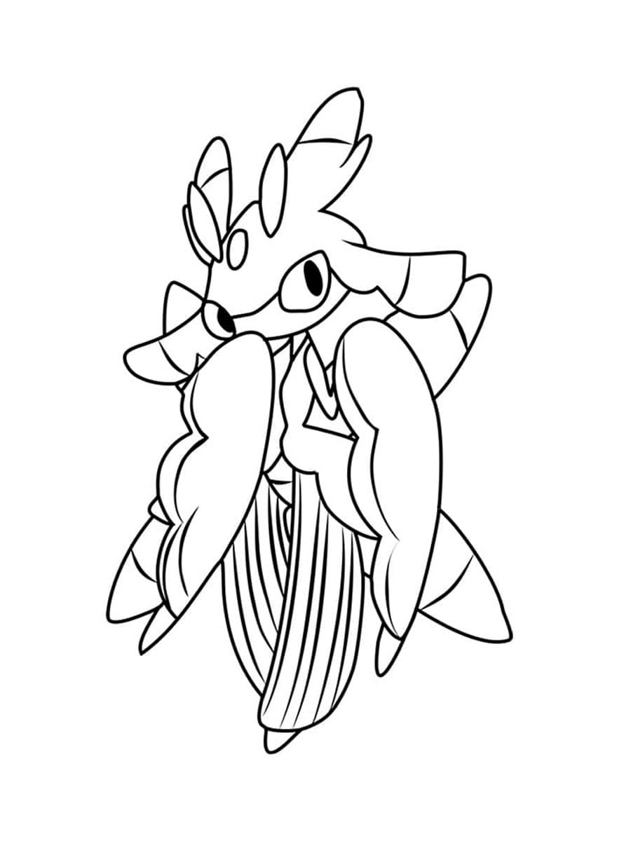 ζωγραφική Pokemon Lurantis