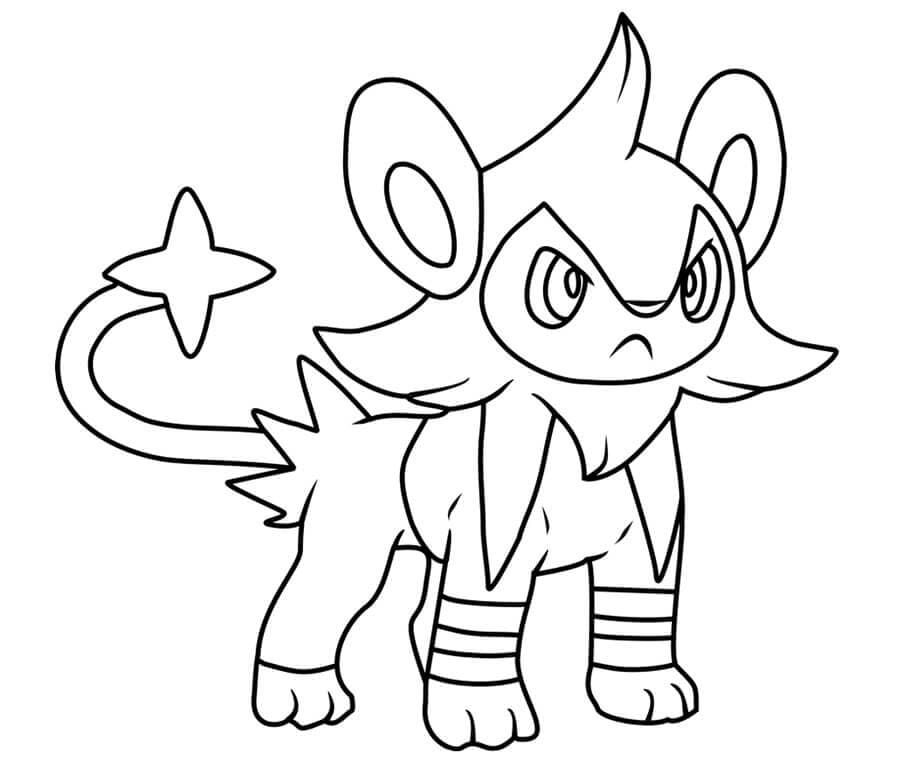 ζωγραφική Pokemon Luxio