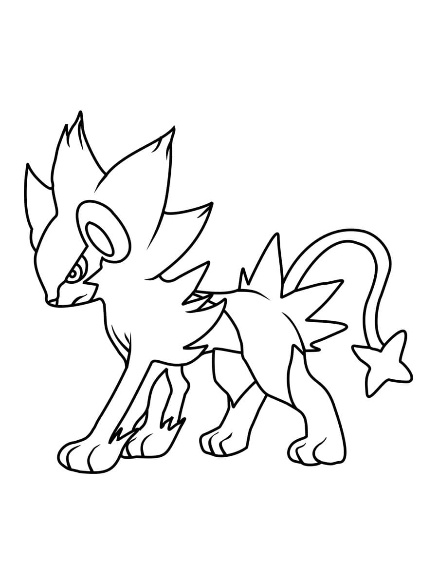 ζωγραφική Pokemon Luxray