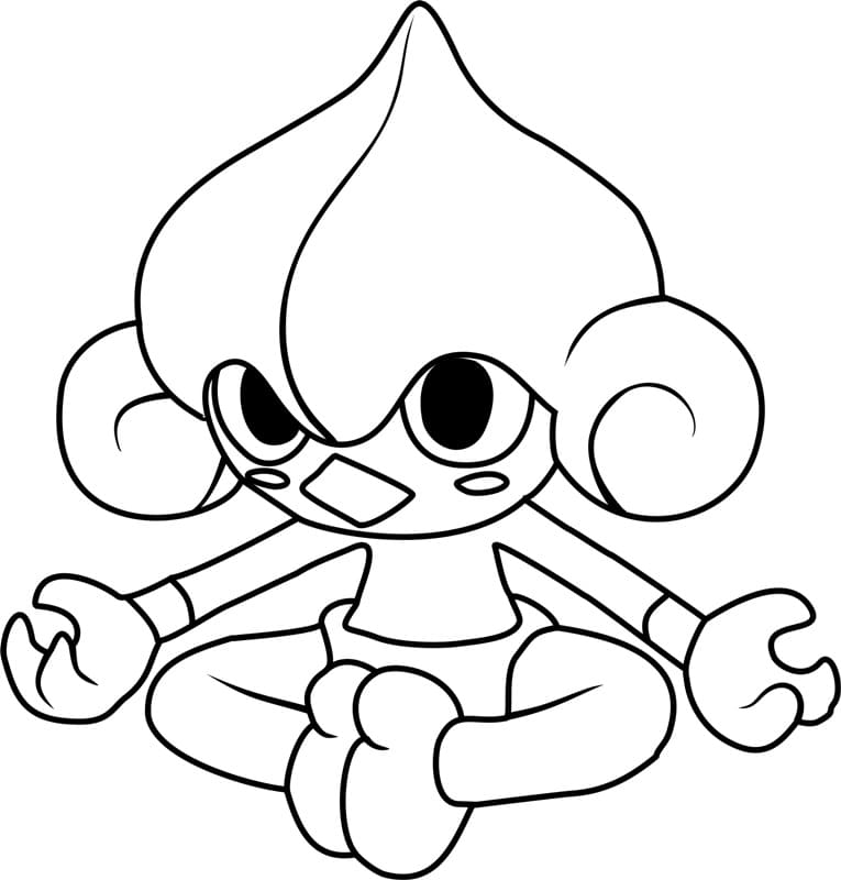 ζωγραφική Pokemon Meditite