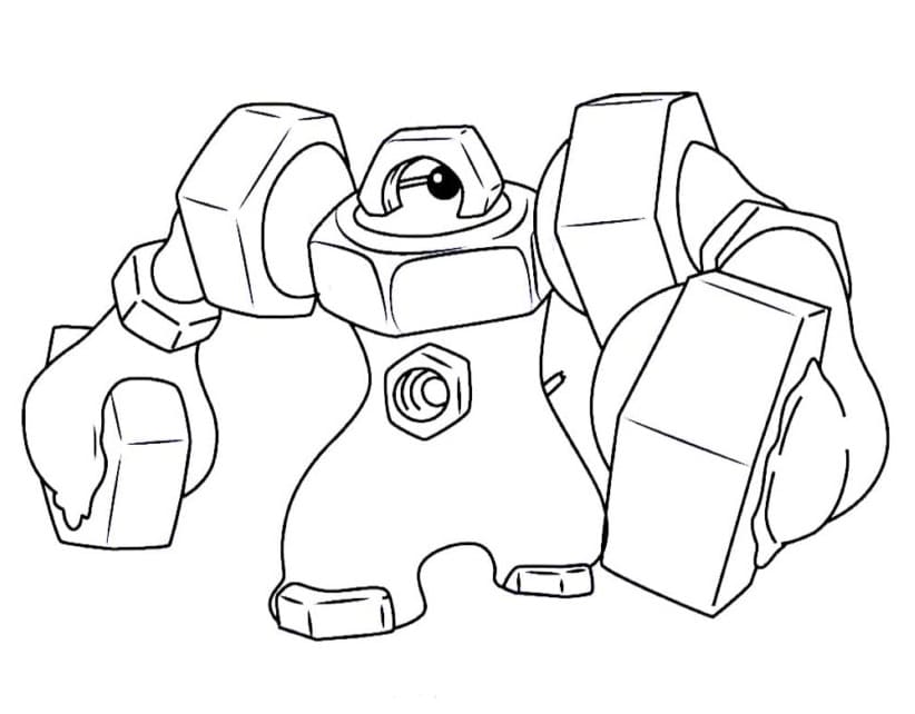 ζωγραφική Pokemon Melmetal