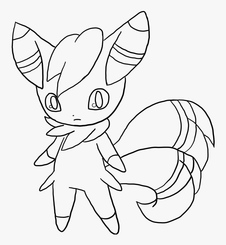 ζωγραφική Pokemon Meowstic