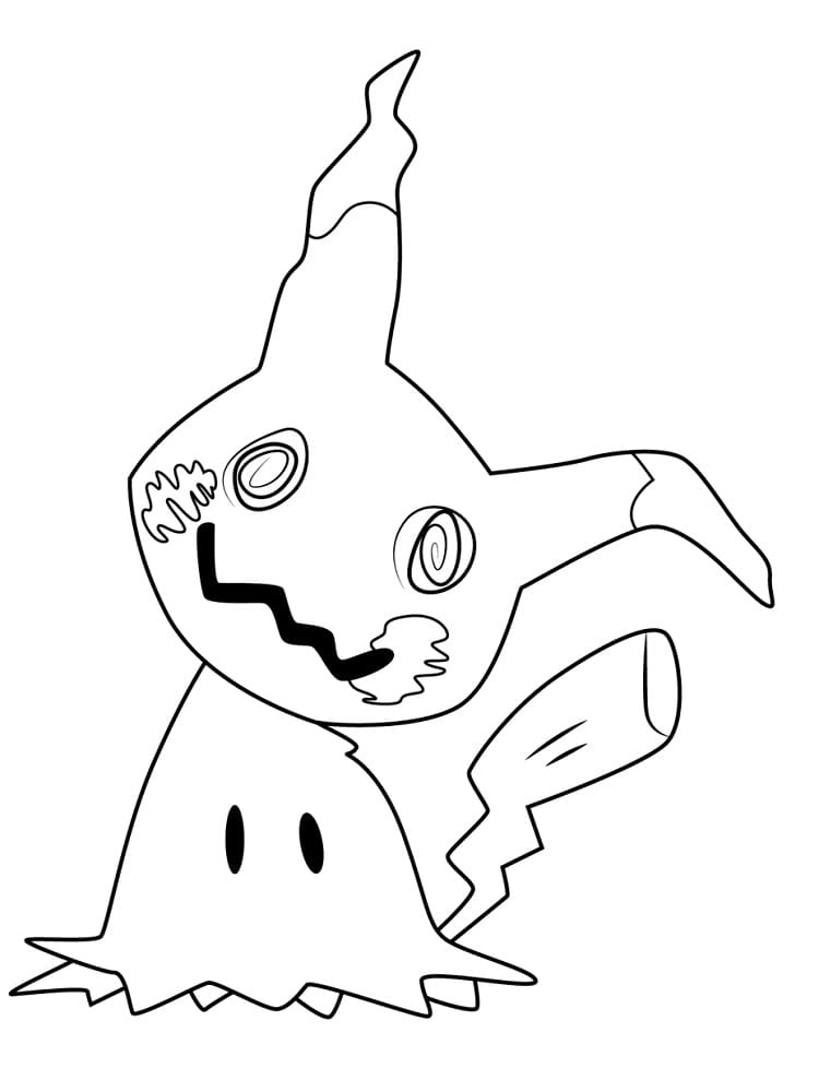 ζωγραφική Pokemon Mimikyu