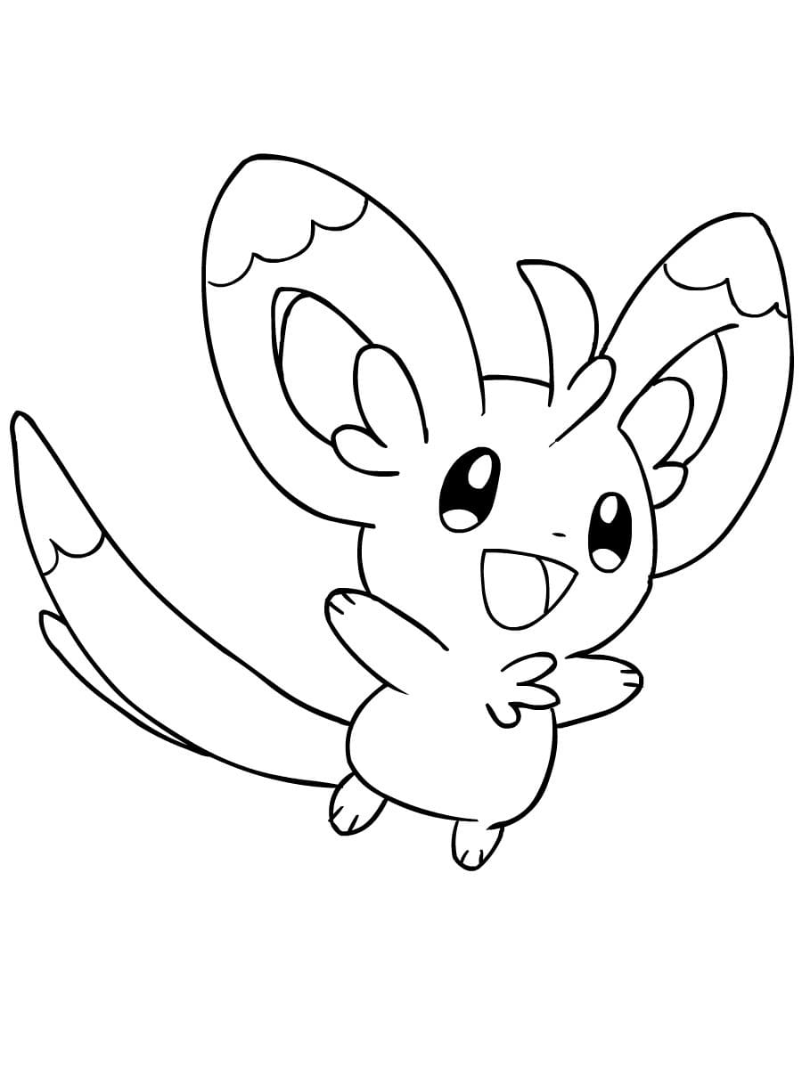 ζωγραφική Pokemon Minccino