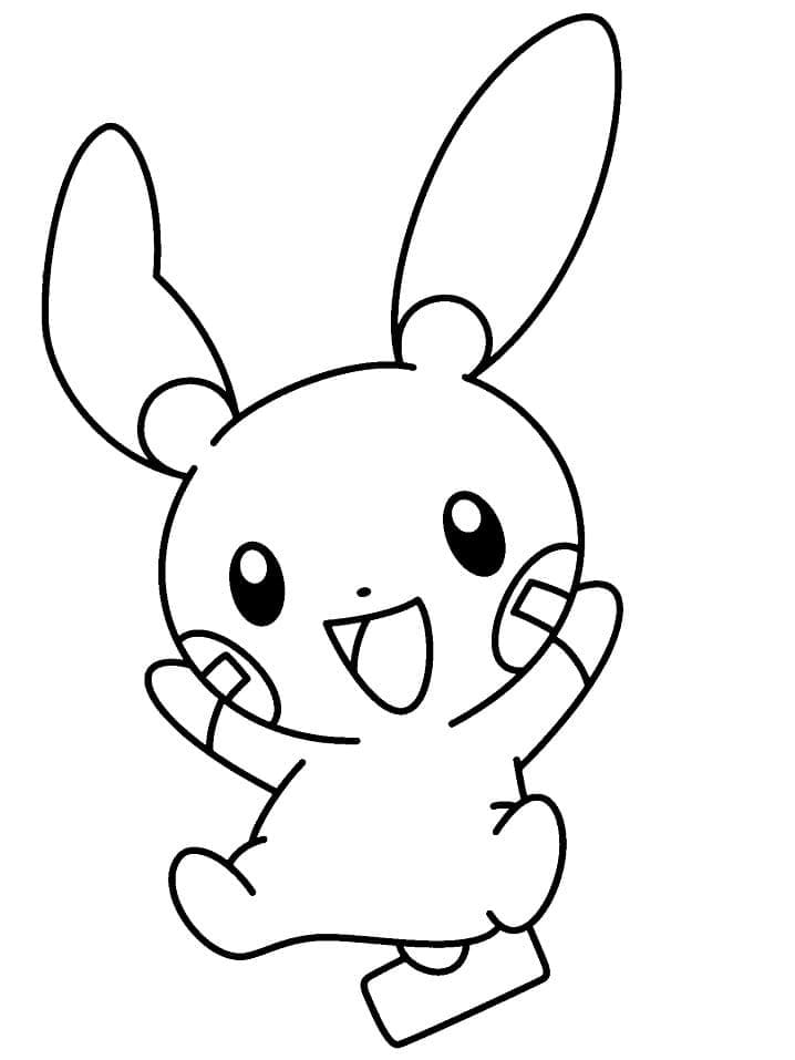 ζωγραφική Pokemon Minun