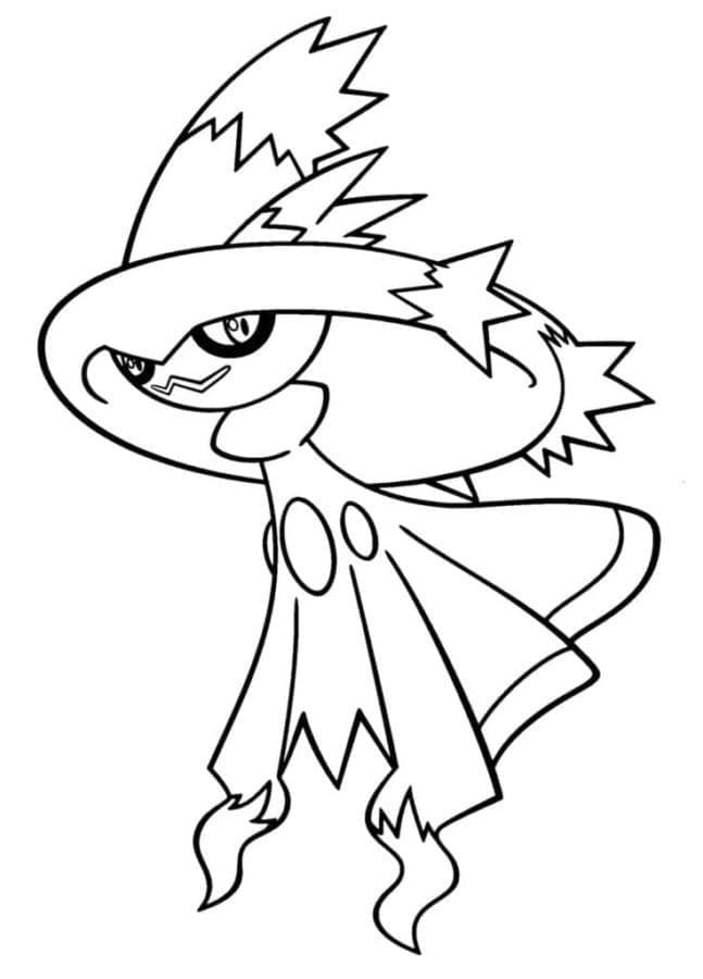 ζωγραφική Pokemon Mismagius
