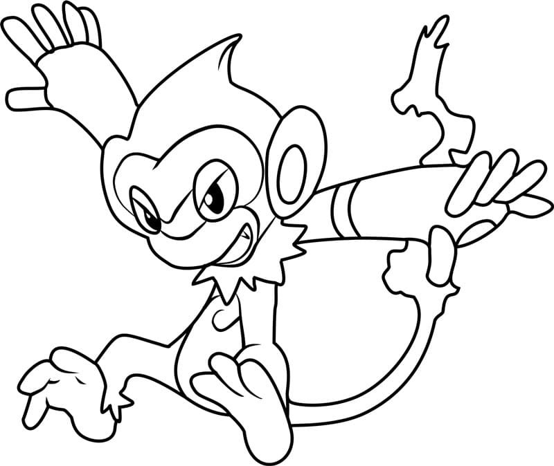 ζωγραφική Pokemon Monferno