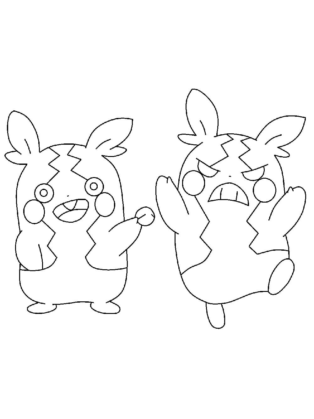 ζωγραφική Pokemon Morpeko