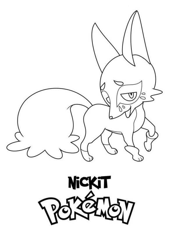 ζωγραφική Pokemon Nickit