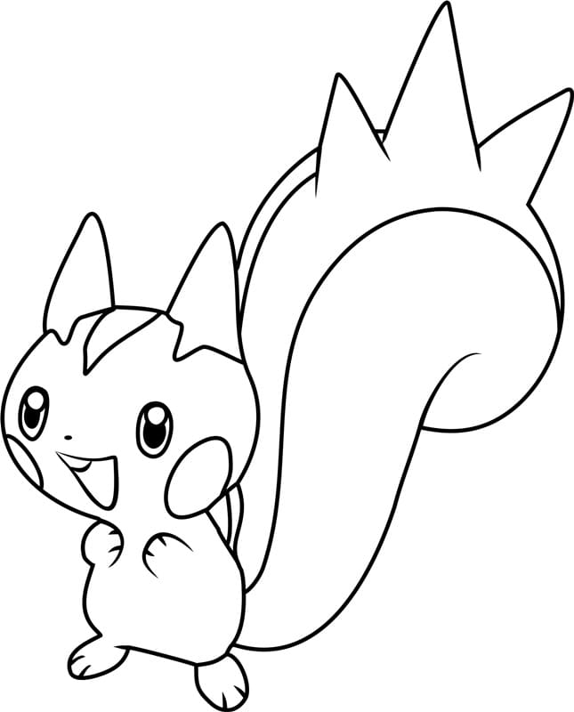 ζωγραφική Pokemon Pachirisu