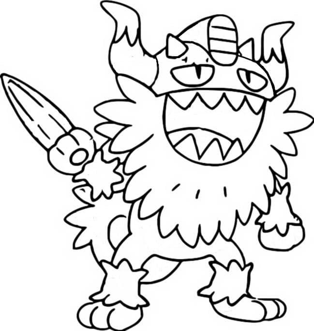 ζωγραφική Pokemon Perrserker