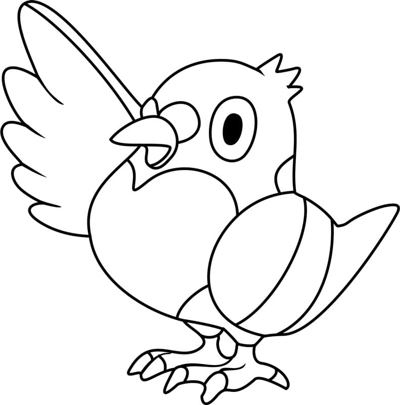 ζωγραφική Pokemon Pidove