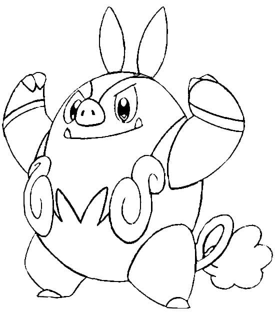 ζωγραφική Pokemon Pignite