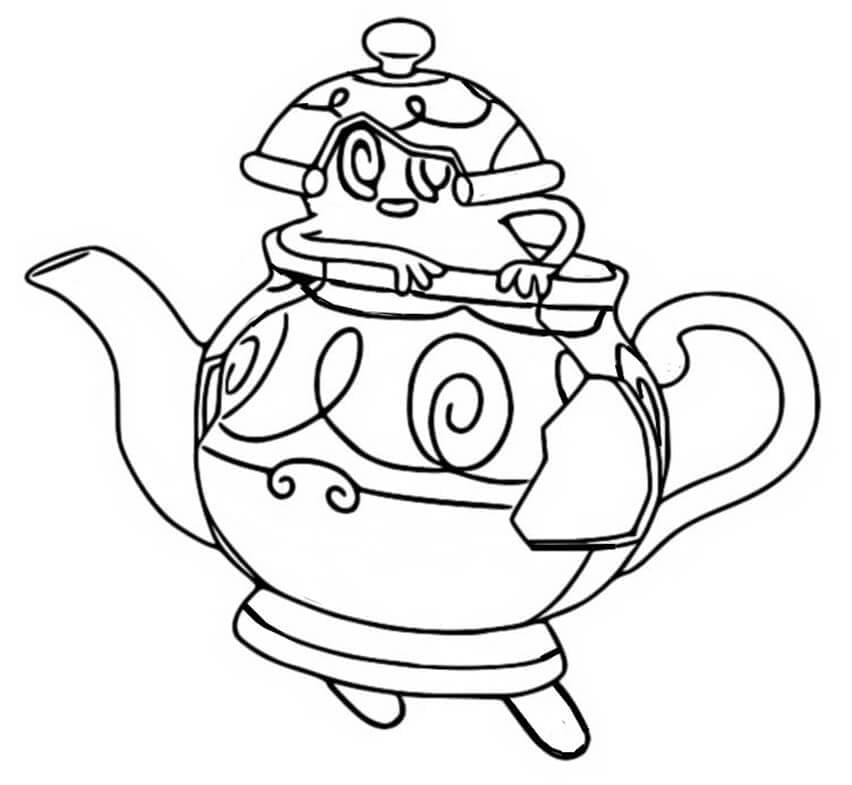 ζωγραφική Pokemon Polteageist