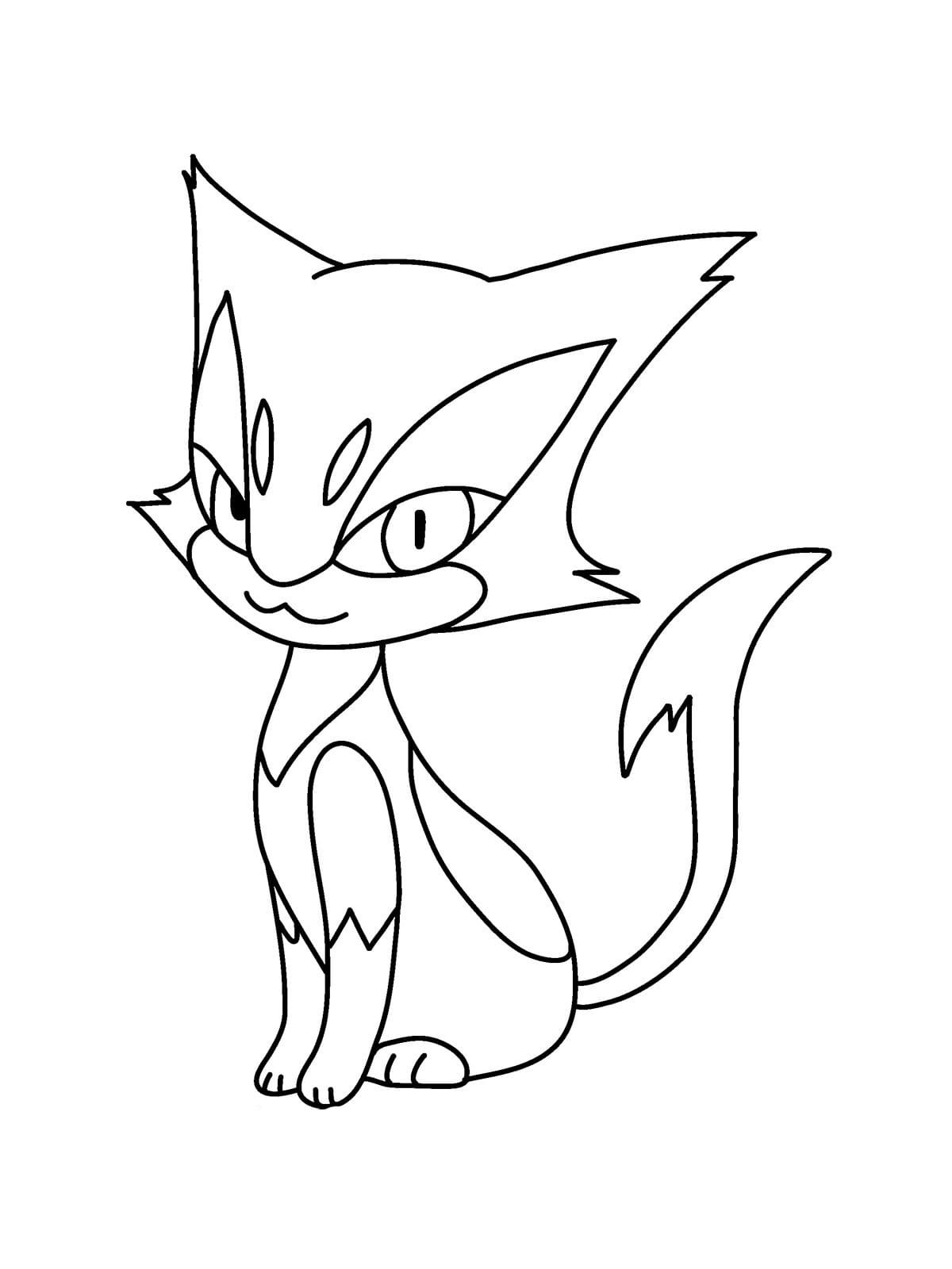 ζωγραφική Pokemon Purrloin